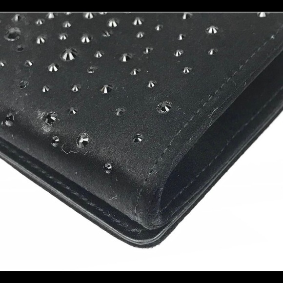 Gucci Black Crystal Satin Evening Clutch - Picture 5 of 7